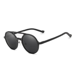 Men's Vintage Round 'Doty Night' Metal Sunglasses