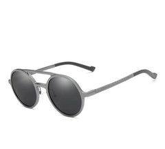 Men's Vintage Round 'Doty Night' Metal Sunglasses