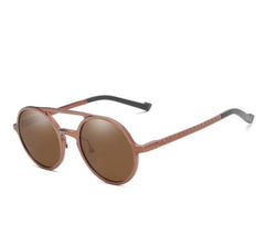 Men's Vintage Round 'Doty Night' Metal Sunglasses