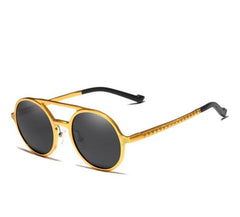 Men's Vintage Round 'Doty Night' Metal Sunglasses