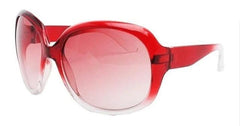 Women's Oversized Round 'Red Carpet' Plastic Sunglasses