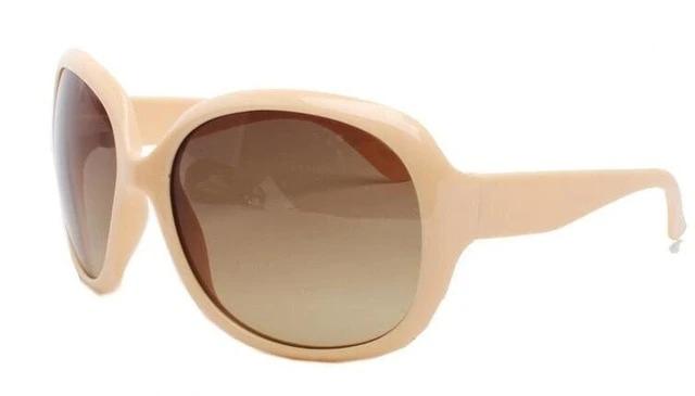 Women's Oversized Round 'Red Carpet' Plastic Sunglasses