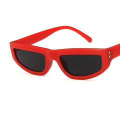 Women's Rectangular 'Dua' Plastic Sunglasses