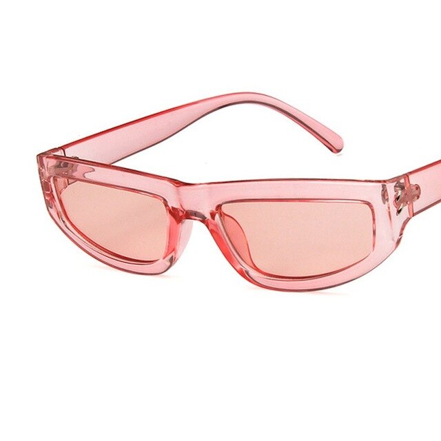Women's Rectangular 'Dua' Plastic Sunglasses