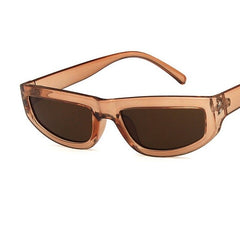 Women's Rectangular 'Dua' Plastic Sunglasses