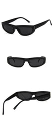 Women's Rectangular 'Dua' Plastic Sunglasses