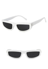 Women's Rectangular 'Dua' Plastic Sunglasses