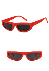 Women's Rectangular 'Dua' Plastic Sunglasses