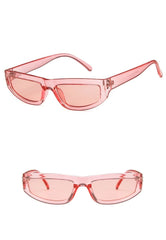 Women's Rectangular 'Dua' Plastic Sunglasses