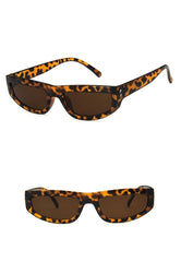 Women's Rectangular 'Dua' Plastic Sunglasses