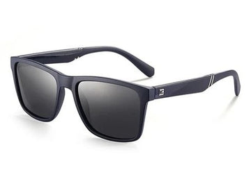 Men's Square Polarized 'Tribal' Plastic Sunglasses