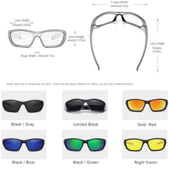 Men's Sport Wrap Around 'Black Wolf' Plastic Sunglasses