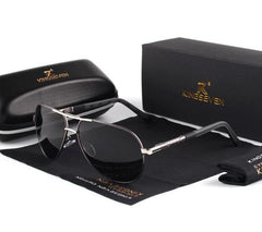 Men's Polarized Aviator ' Jerry Maguire' Metal  Sunglasses