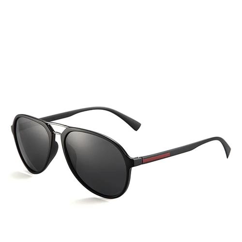 Men's Polarized Aviator 'Mitch Buchanan' Plastic Sunglasses