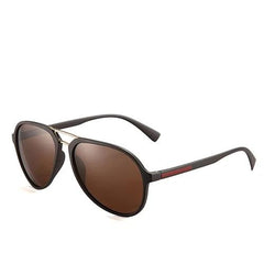 Men's Polarized Aviator 'Mitch Buchanan' Plastic Sunglasses