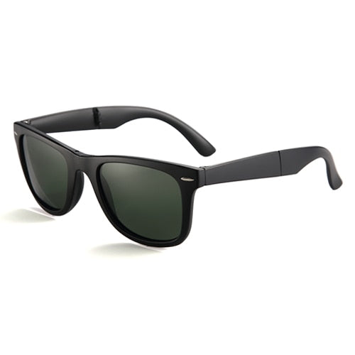 Men's Polarized Folding 'Arwen Fay' Plastic Sunglasses