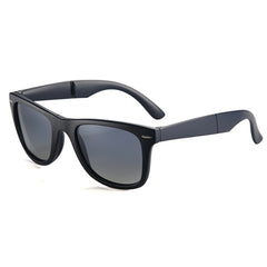 Men's Polarized Folding 'Arwen Fay' Plastic Sunglasses