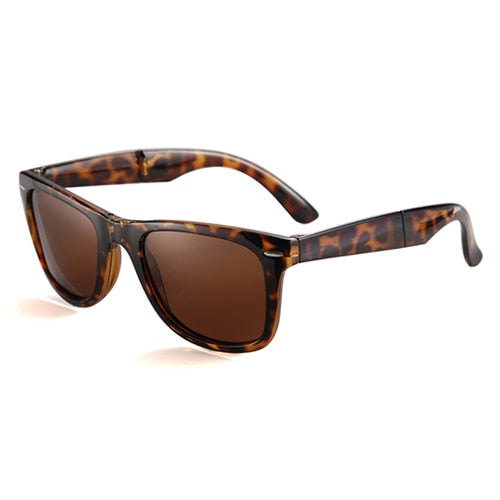 Men's Polarized Folding 'Arwen Fay' Plastic Sunglasses