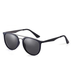 Men's Polarized Oval 'Retro Vibe' Plastic Sunglasses