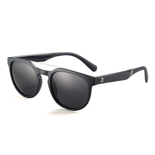 Men's Polarized Oval 'Dragon Men' Plastic Sunglasses