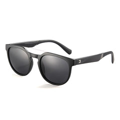 Men's Polarized Oval 'Dragon Men' Plastic Sunglasses