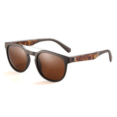 Men's Polarized Oval 'Dragon Men' Plastic Sunglasses