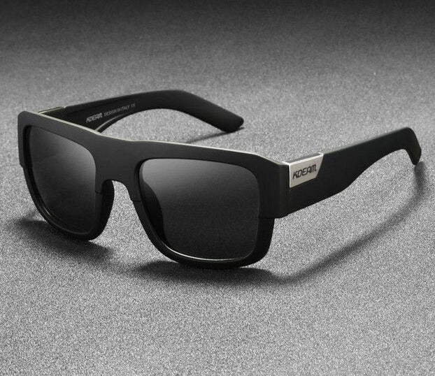 Men's Polarized Square 'Mongo Foot' Plastic Sunglasses