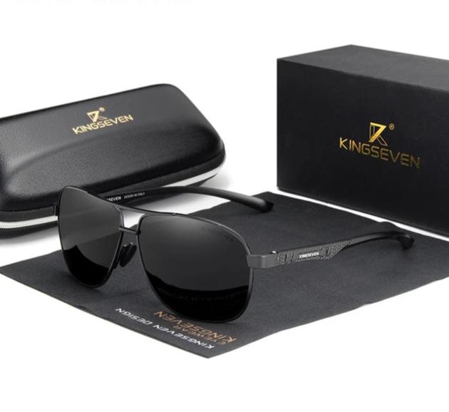 Men's Polarized Round 'Best Men' Metal Sunglasses