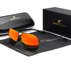 Men's Polarized Round 'Best Men' Metal Sunglasses