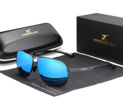 Men's Polarized Round 'Best Men' Metal Sunglasses