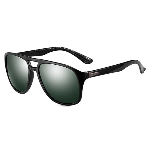 Men's Polarized Aviator 'Baby Driver' Plastic Sunglasses