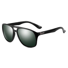 Men's Polarized Aviator 'Baby Driver' Plastic Sunglasses