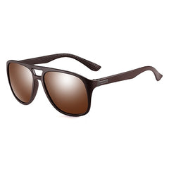 Men's Polarized Aviator 'Baby Driver' Plastic Sunglasses