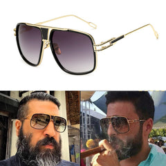 Men's Oversized Aviator 'Morocco' Metal Sunglasses