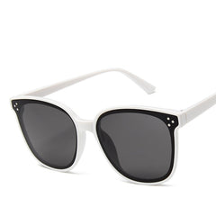 Women's Oversized Square 'Love Faith' Plastic Sunglasses