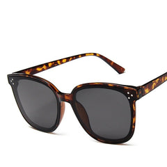 Women's Oversized Square 'Love Faith' Plastic Sunglasses